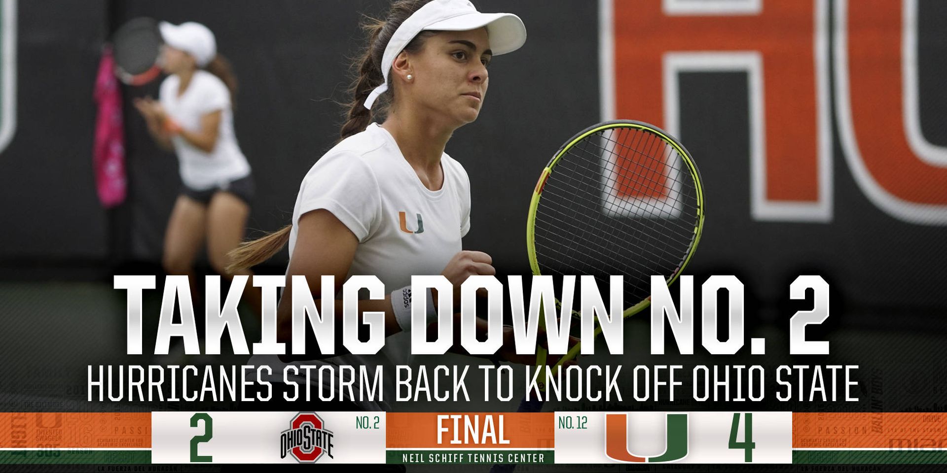 @CanesWTennis Topples Second-Ranked Buckeyes, 4-2