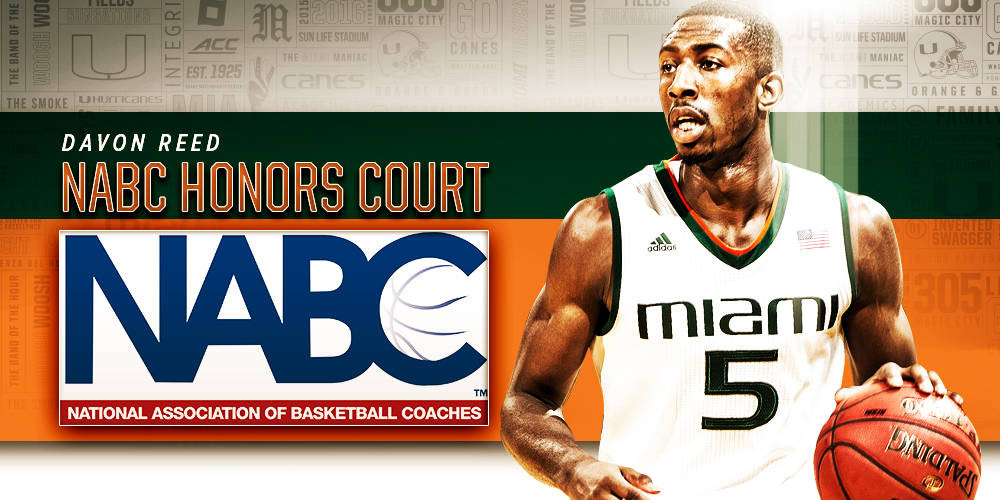 Davon Reed Tabbed to NABC Honors Court