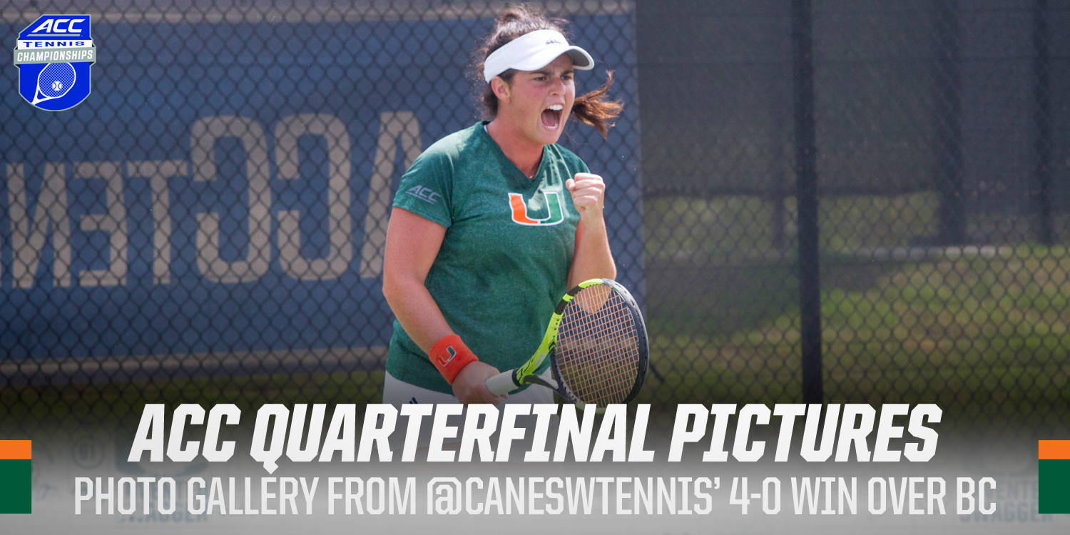 Photos: @CanesWTennis 4, Boston College 0