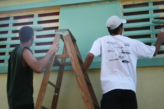 The Hurricanes Student Athlete Advisory Committee coordinated painting and planting as community service at Virrick Park in Coconut Grove. 120...