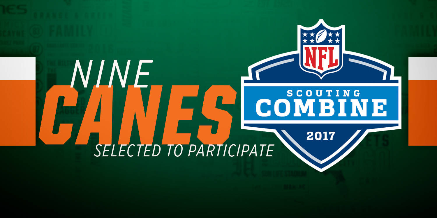 Nine Former Hurricane Football Players Headed to the NFL Scouting Combine