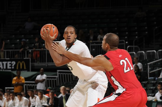 2012 Miami Hurricanes Men's Basketball vs Rutgers