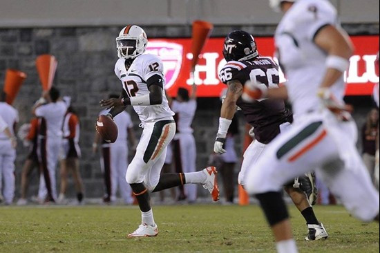 Jacory Harris - 2011 Miami Hurricanes Football @ Virginia Tech