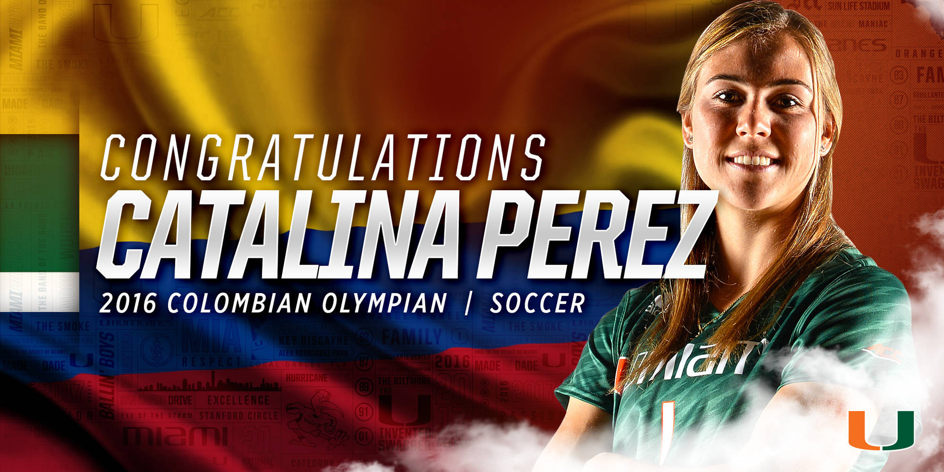 Catalina Perez Named to Colombian Olympic Team