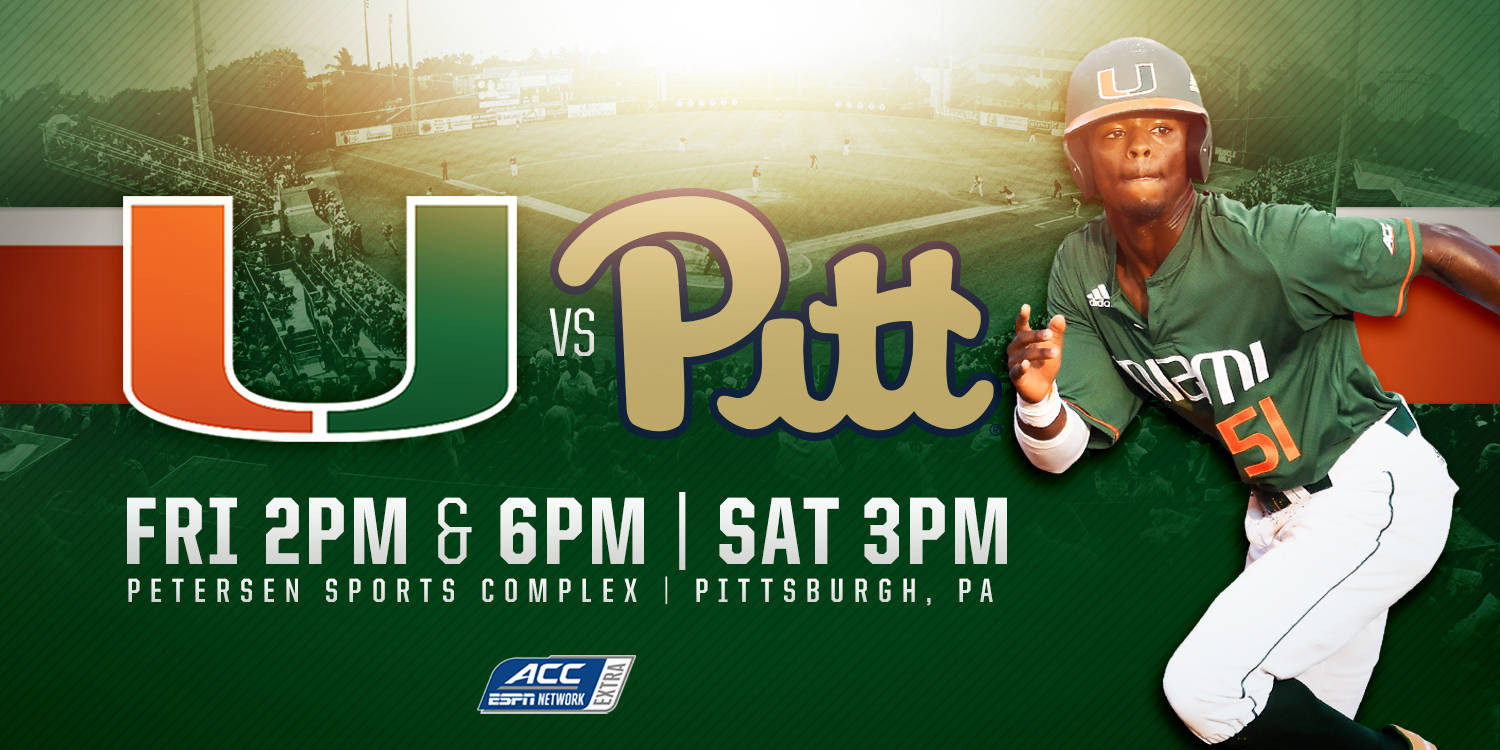 Baseball Travels to Steel City for Series with Pitt