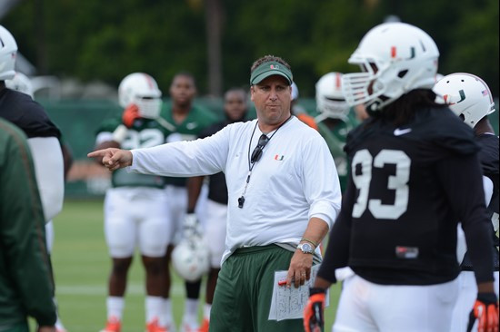 Mark D'Onofrio goes over assignments with the defense