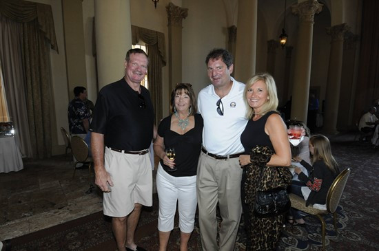 Ted Hendricks (left) & Bernie Kosar at Gino Torretta Foundation Annual Golf Tournament & Fundraiser