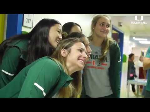 Canes Volleyball | Giving Back at San Jorge Children's Hospital | 9.1.18