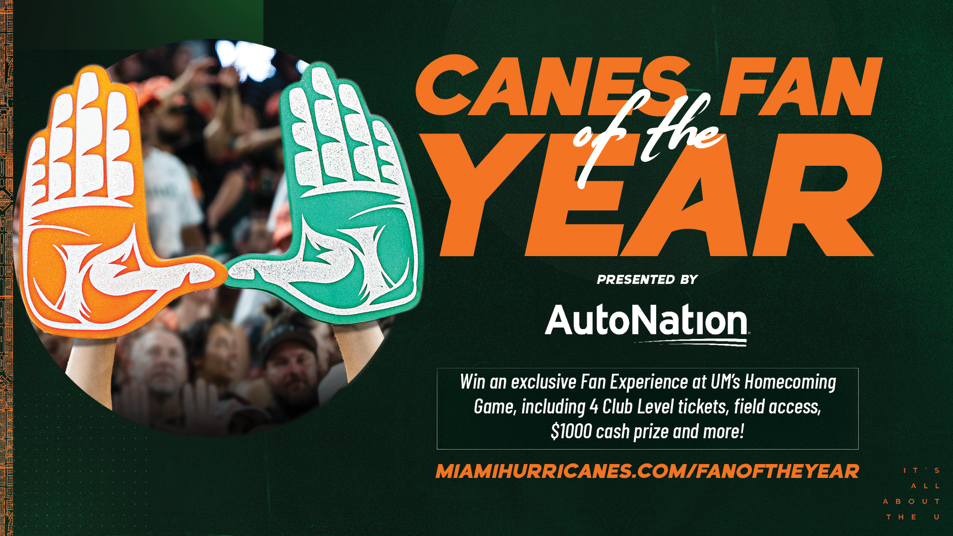 Canes Fan of the Year Presented by AutoNation Returns for 2025 Canes Fan of the Year Presented by AutoNation Returns for 2025