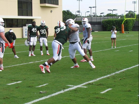 Hurricanes Football Practice (5) - 08/10/11