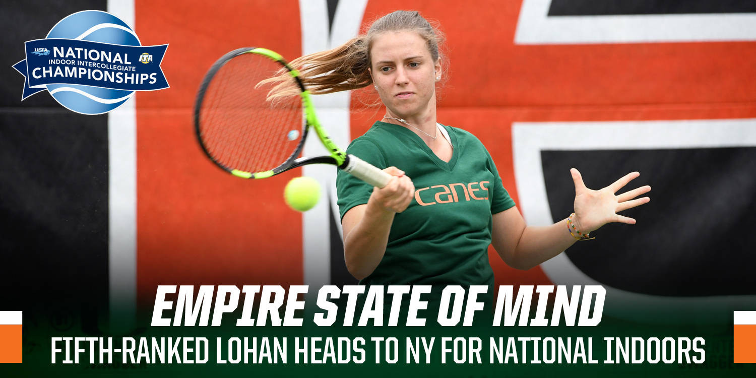 Lohan to Compete at USTA/ITA National Indoors