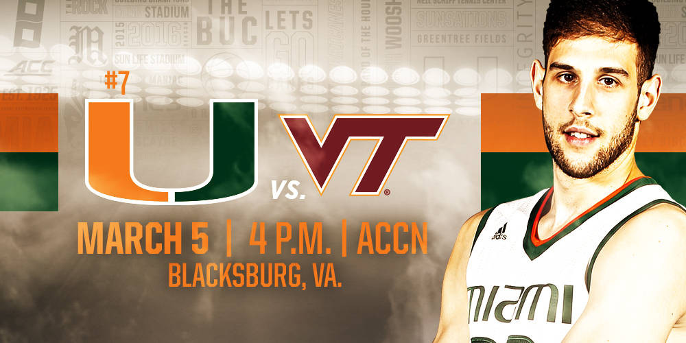 Game Day: No. 7 Miami at Virginia Tech