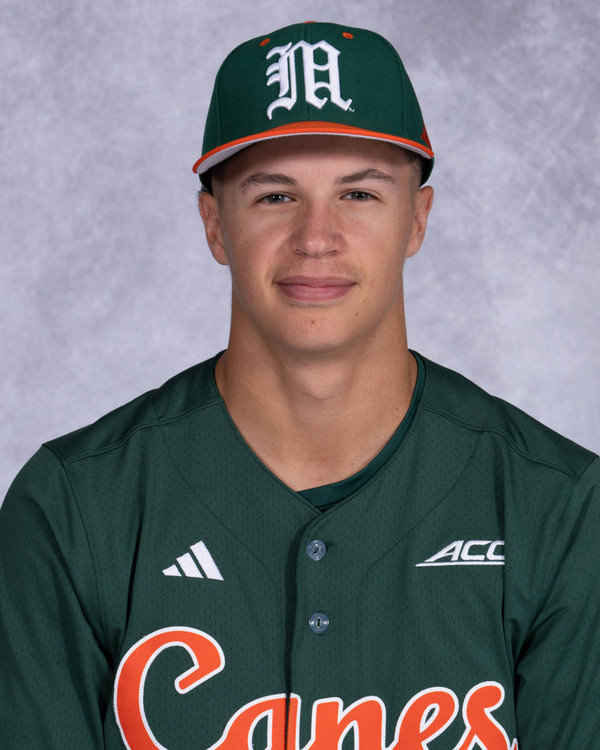 Tate DeRias - Baseball - University of Miami Athletics