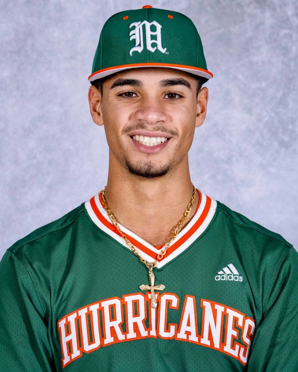 Luca Reyes - Baseball - University of Miami Athletics