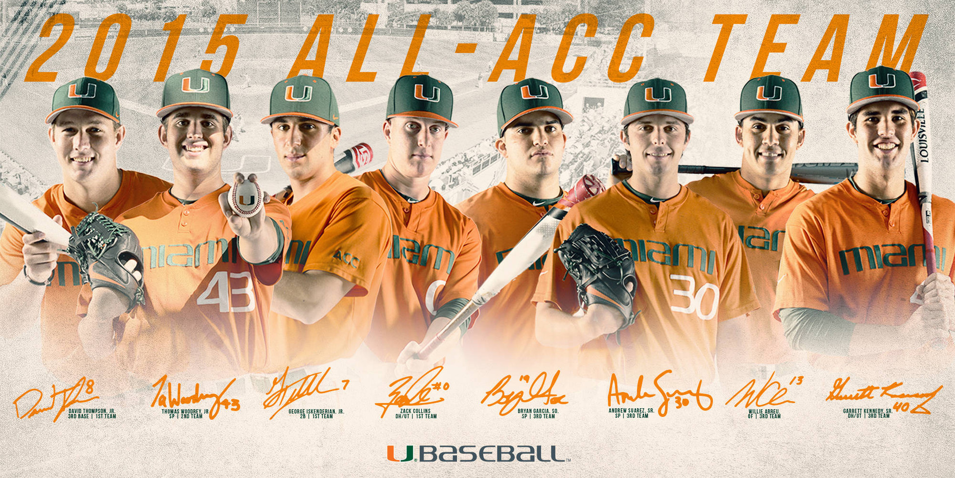 Eight From @CanesBaseball Named All-ACC