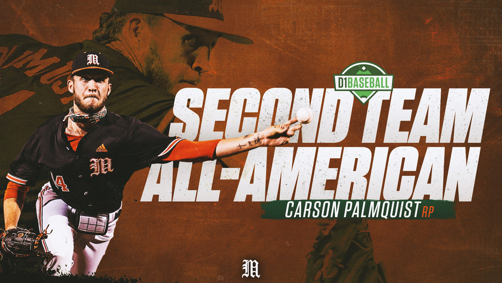 Palmquist Named to D1 Baseball AllAmerica Team University of Miami