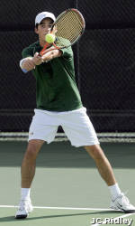 Simon Leads Men's Tennis on Day Two