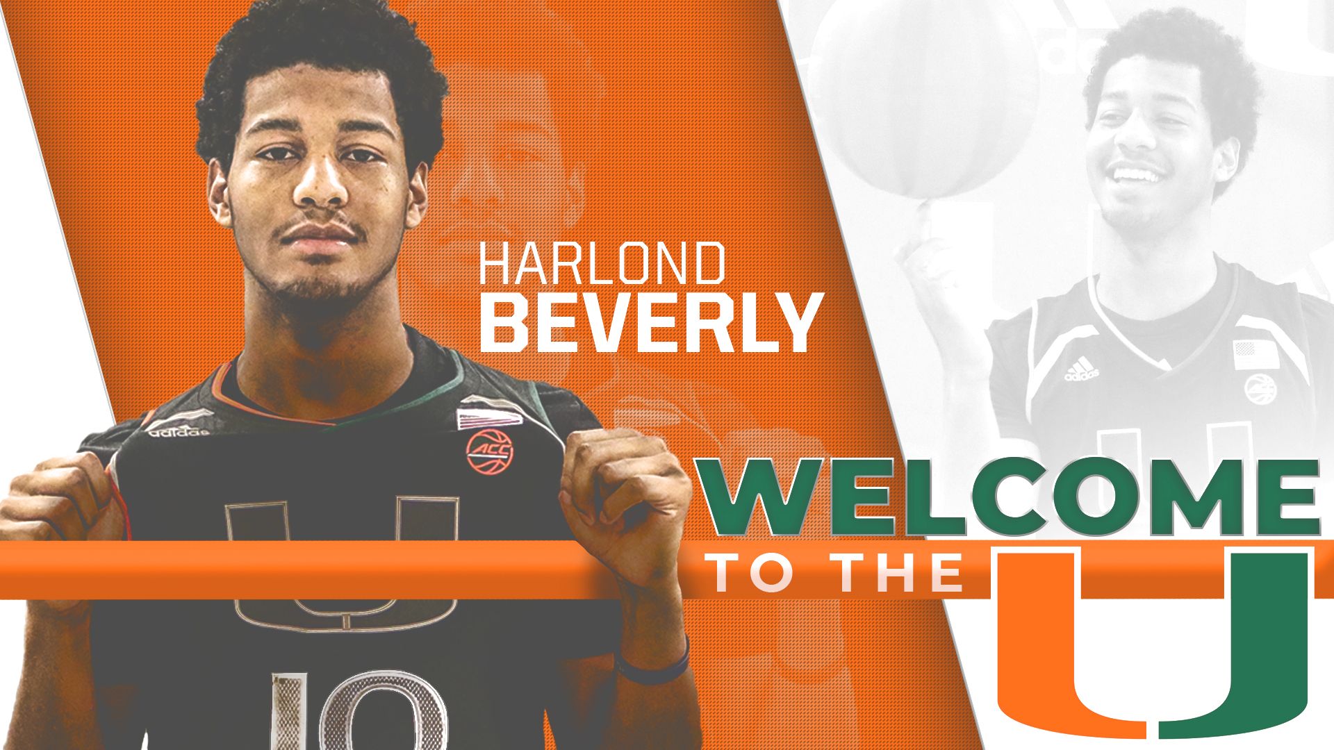 Harlond Beverly Signs with Canes MBB