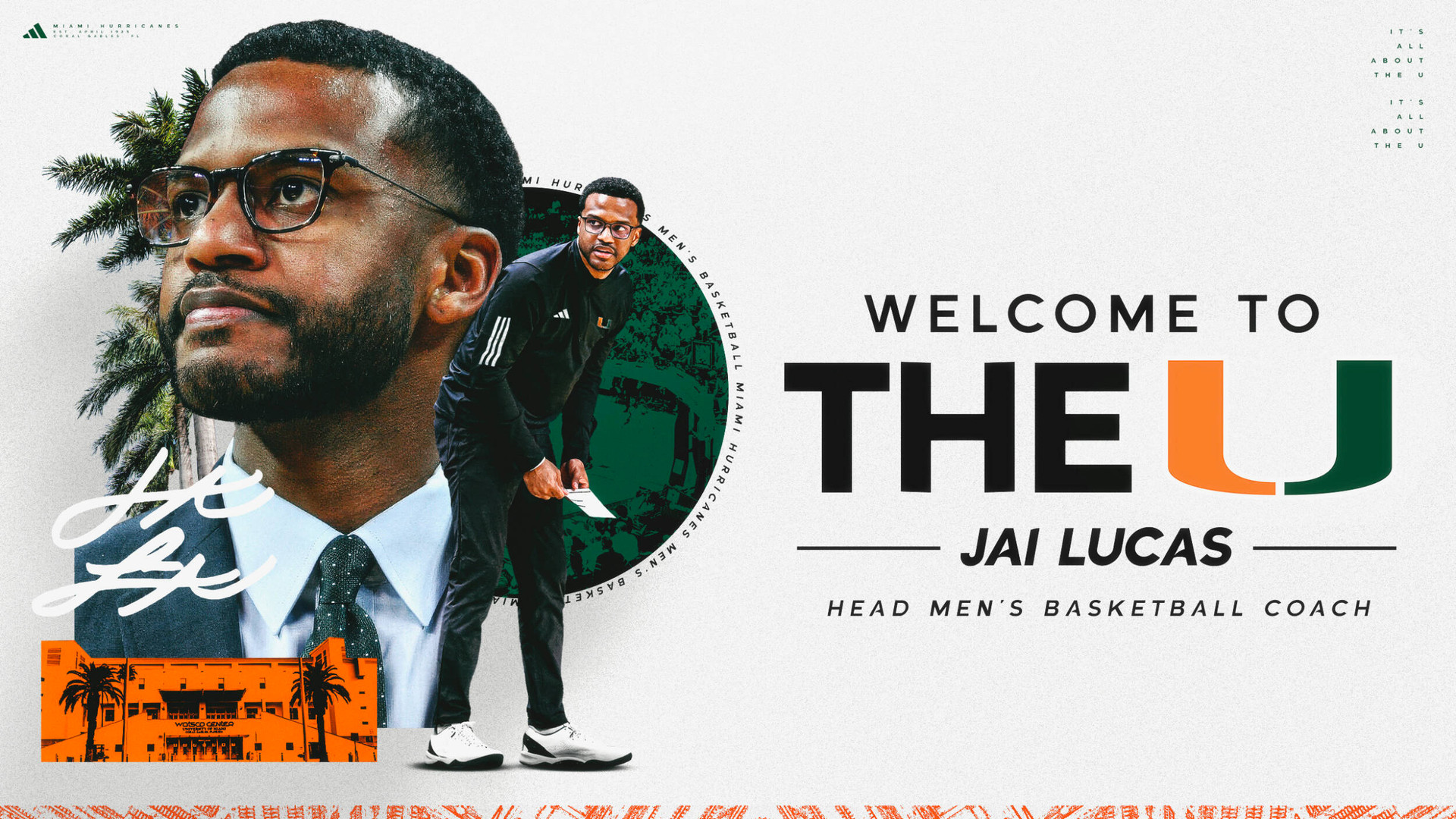 University of Miami Names Jai Lucas as Head Men’s Basketball Coach