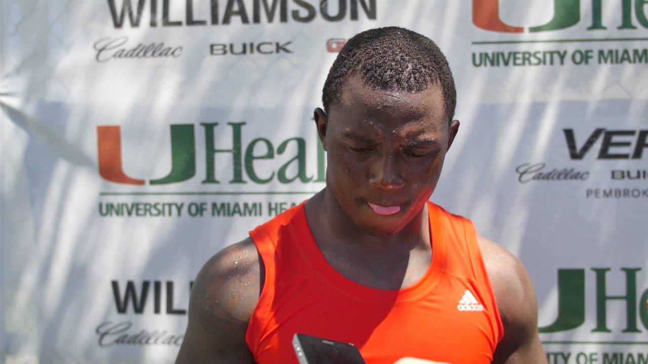 Joseph Yearby | Canes Camp Presser | 8.20.16