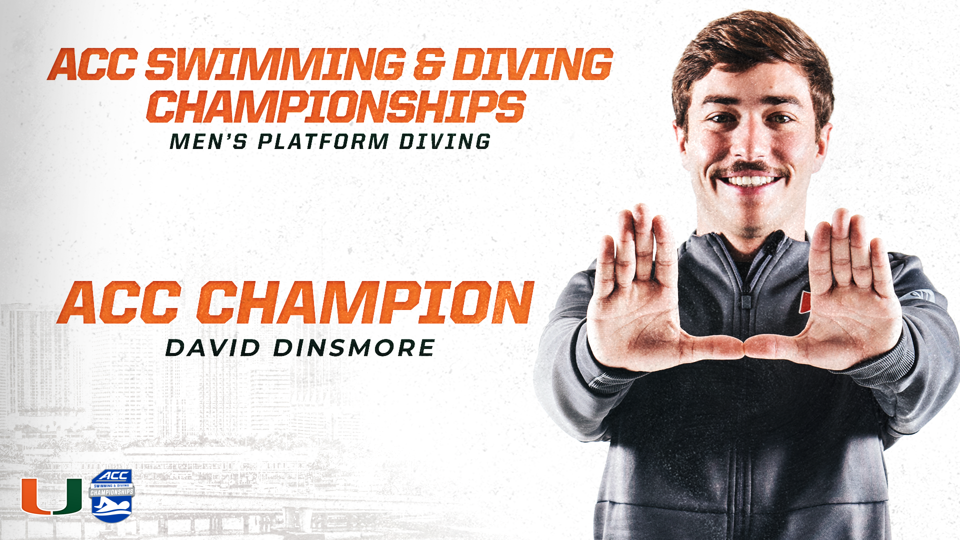 Dinsmore Wins Fourth Straight ACC Gold Medal