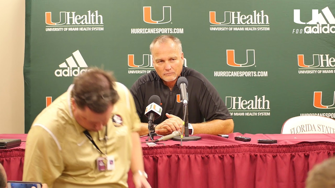 Mark Richt | Post Game Presser vs FSU | 10.07.17