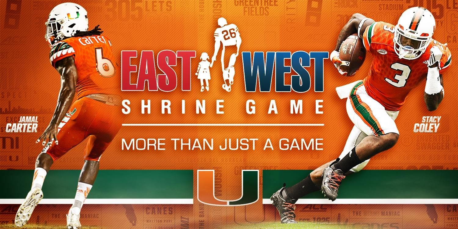 Coley and Carter To Take Part In The East-West Shrine Game