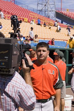 2008 Miami Hurricanes Baseball Team at the College World Series