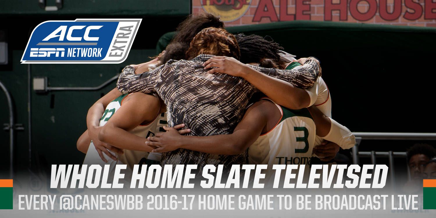 All 15 @CanesWBB Home Games to be Televised