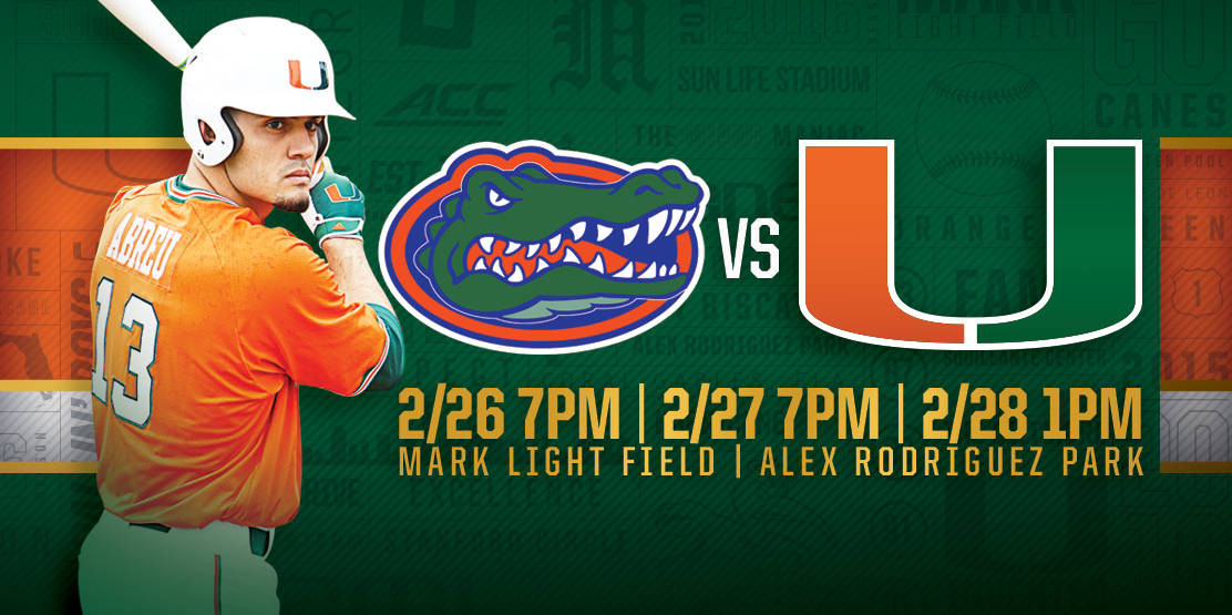 Baseball Takes On No. 1 Florida in Rivalry Weekend