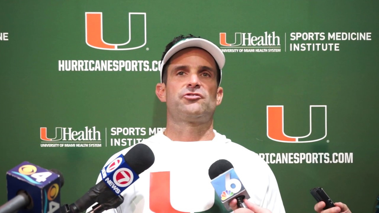 Head Coach Manny Diaz | Post Practice Media | 7.26.19