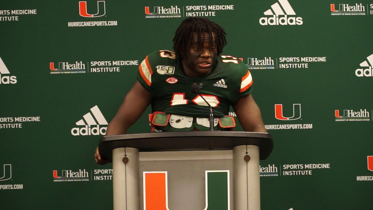 DeeJay Dallas Postgame Presser | Miami vs. Louisville | 11.9.19