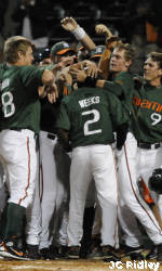 Miami Baseball Remains No. 1 in the Polls