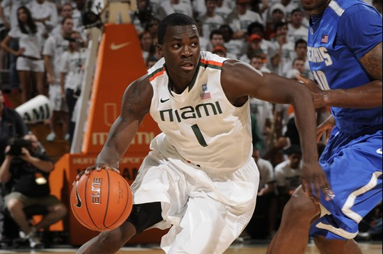 2012 Miami Hurricanes Men's Basketball vs Memphis