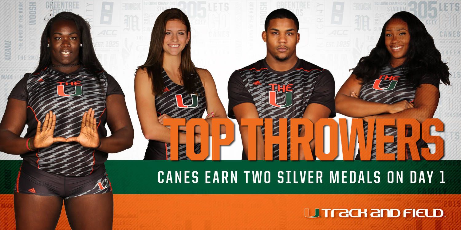 Throwers Lead @CanesTrack at ACC Indoors