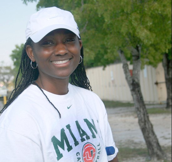 UM Staff, Coaches & Student Athletes volunteer at Amelia Earhart Park Community Service Project.