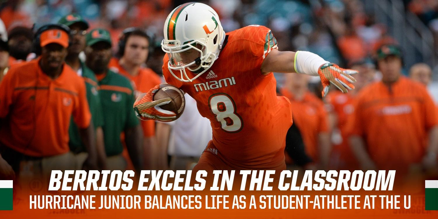 Berrios Excels In The Classroom