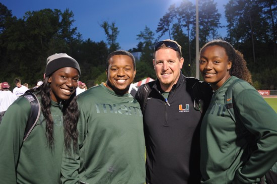 Miami Throwers at 2013 ACC Outdoor Championships