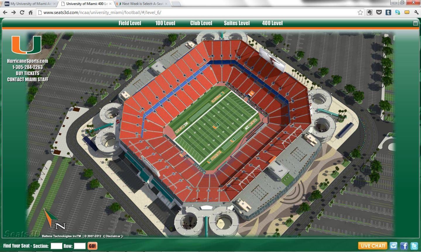 UM Launches Virtual Stadium With Seats3D.com
