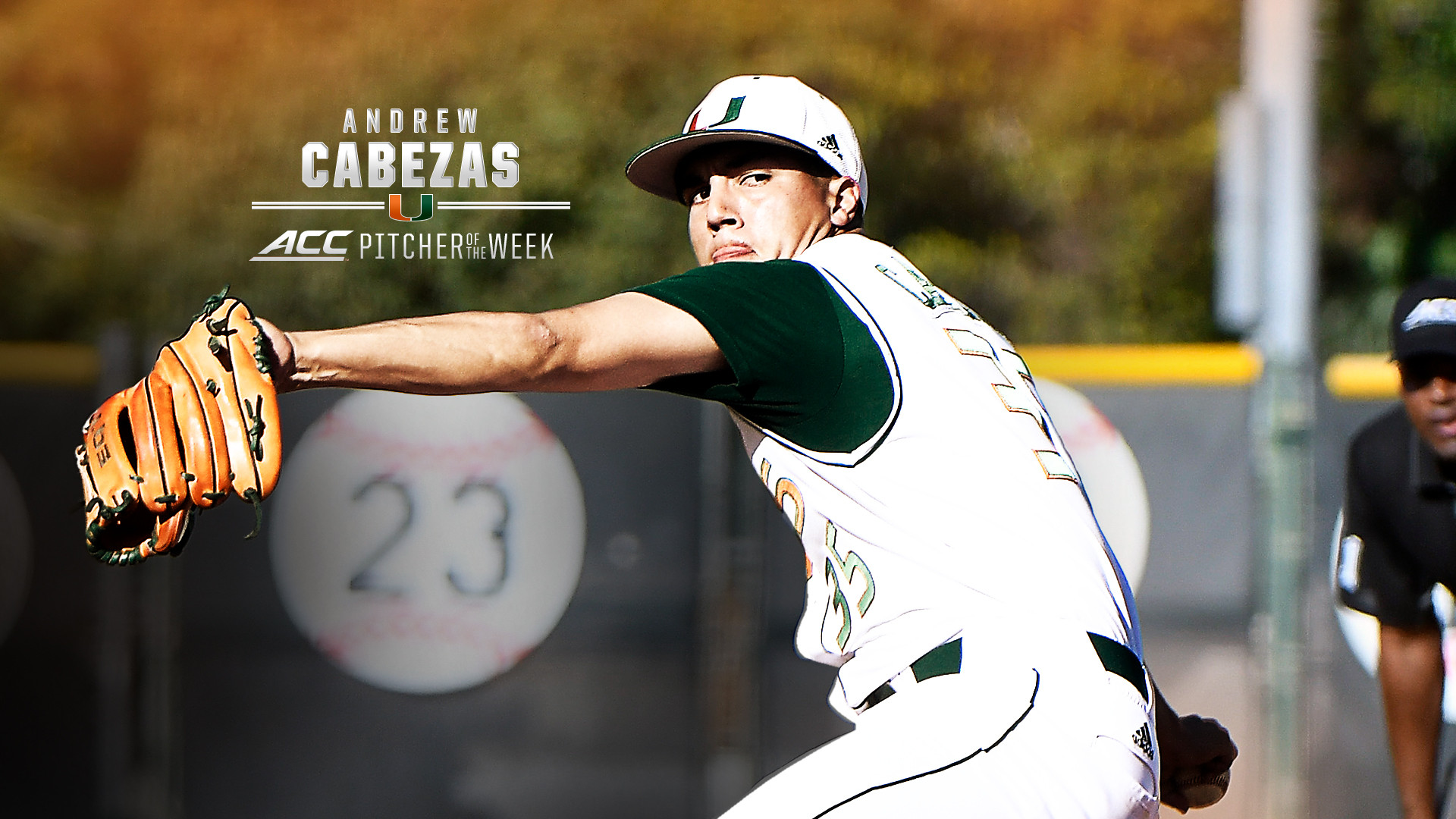 Cabezas Named ACC Pitcher of the Week