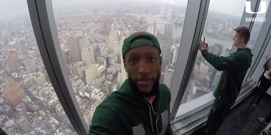 @CanesHoops Visits One World Observatory | 3.7.17