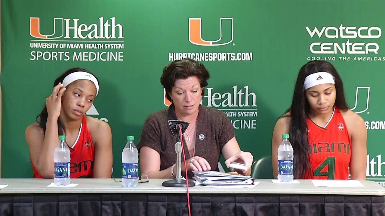 Canes WBB | Postgame Presser vs. Duke | 12.31.17