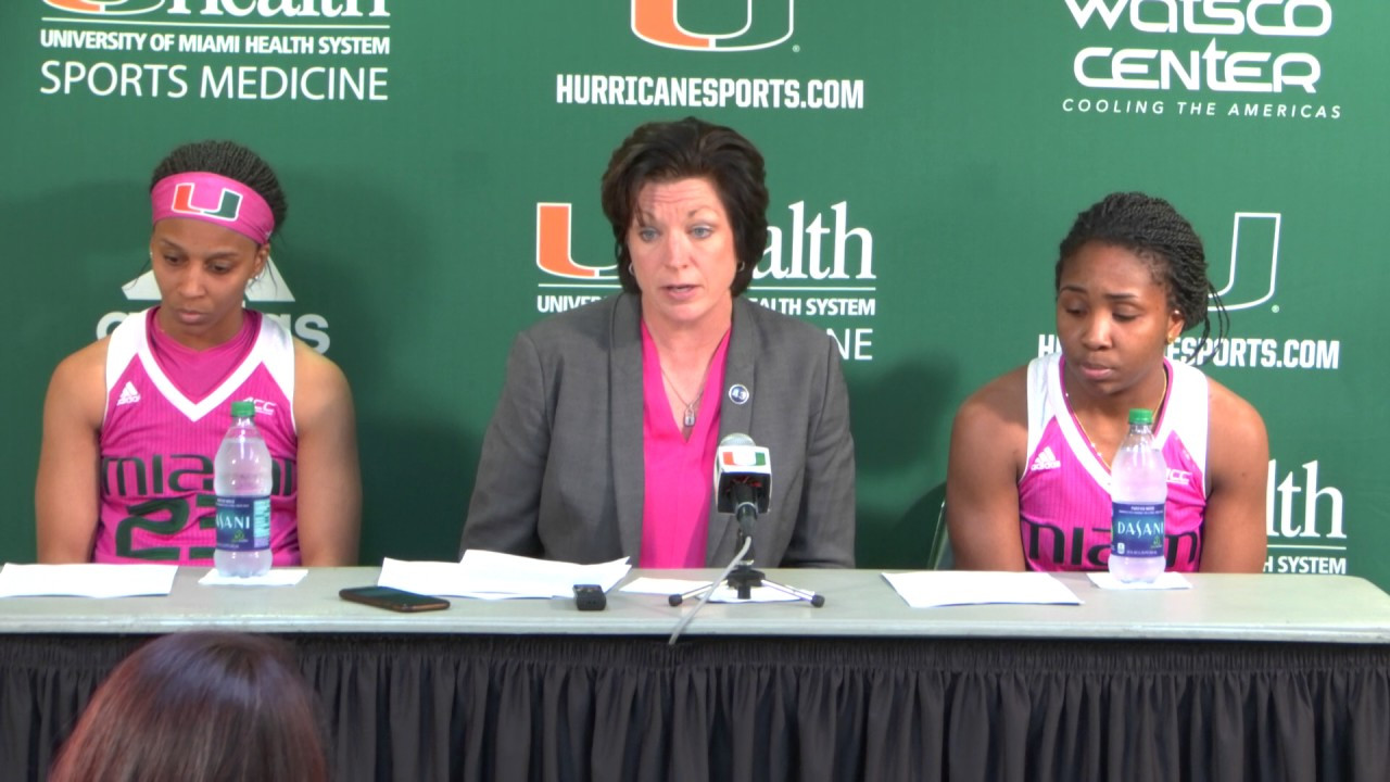 Katie Meier, Jessica Thomas, and Adrienne Motley | Post Game Presser | 2.12.17