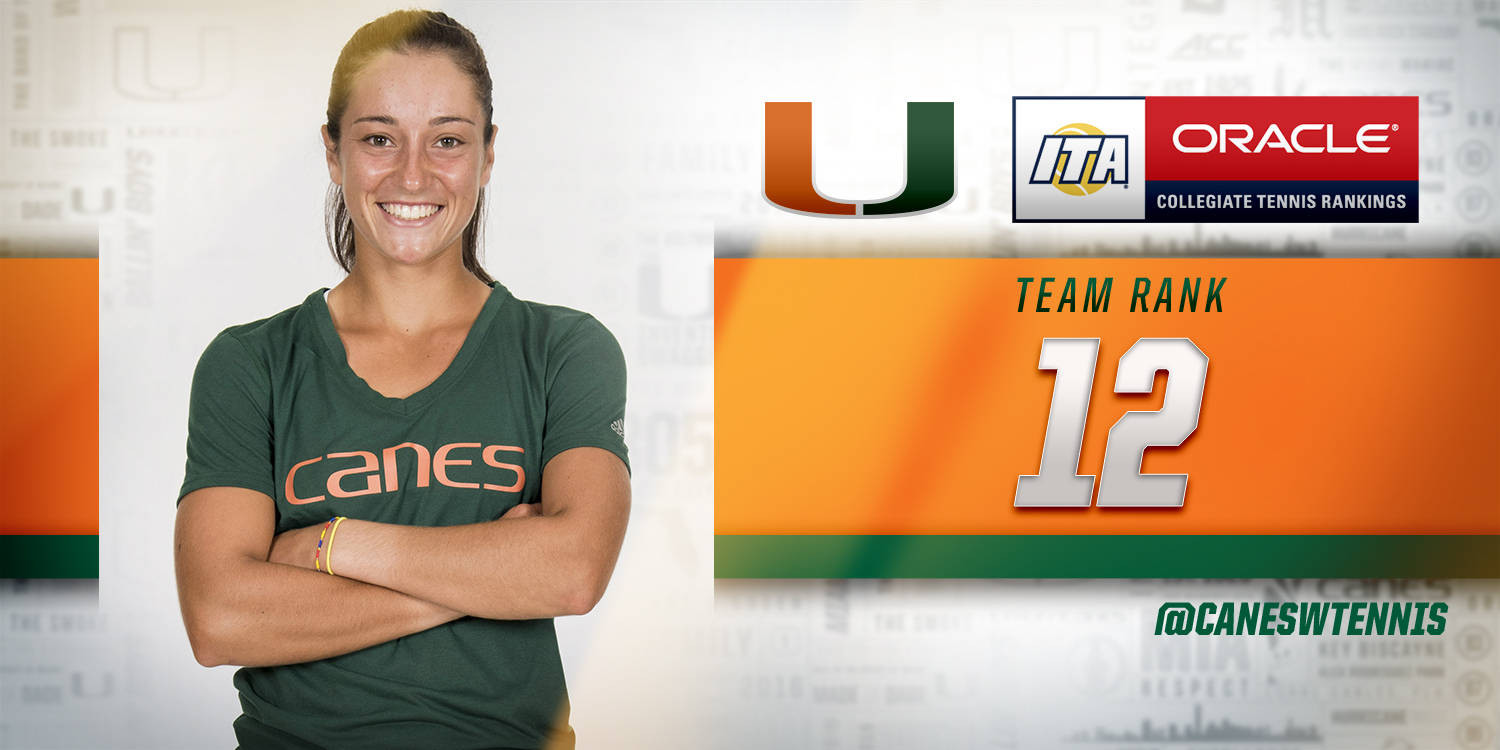 @CanesWTennis Stays at No. 12 Nationally