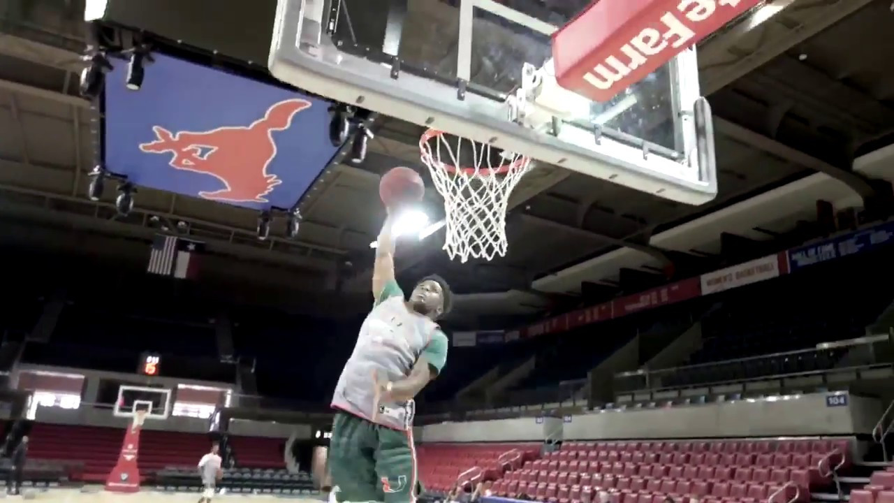 Canes Hoops | Chris Lykes Dunk | 3.14.18