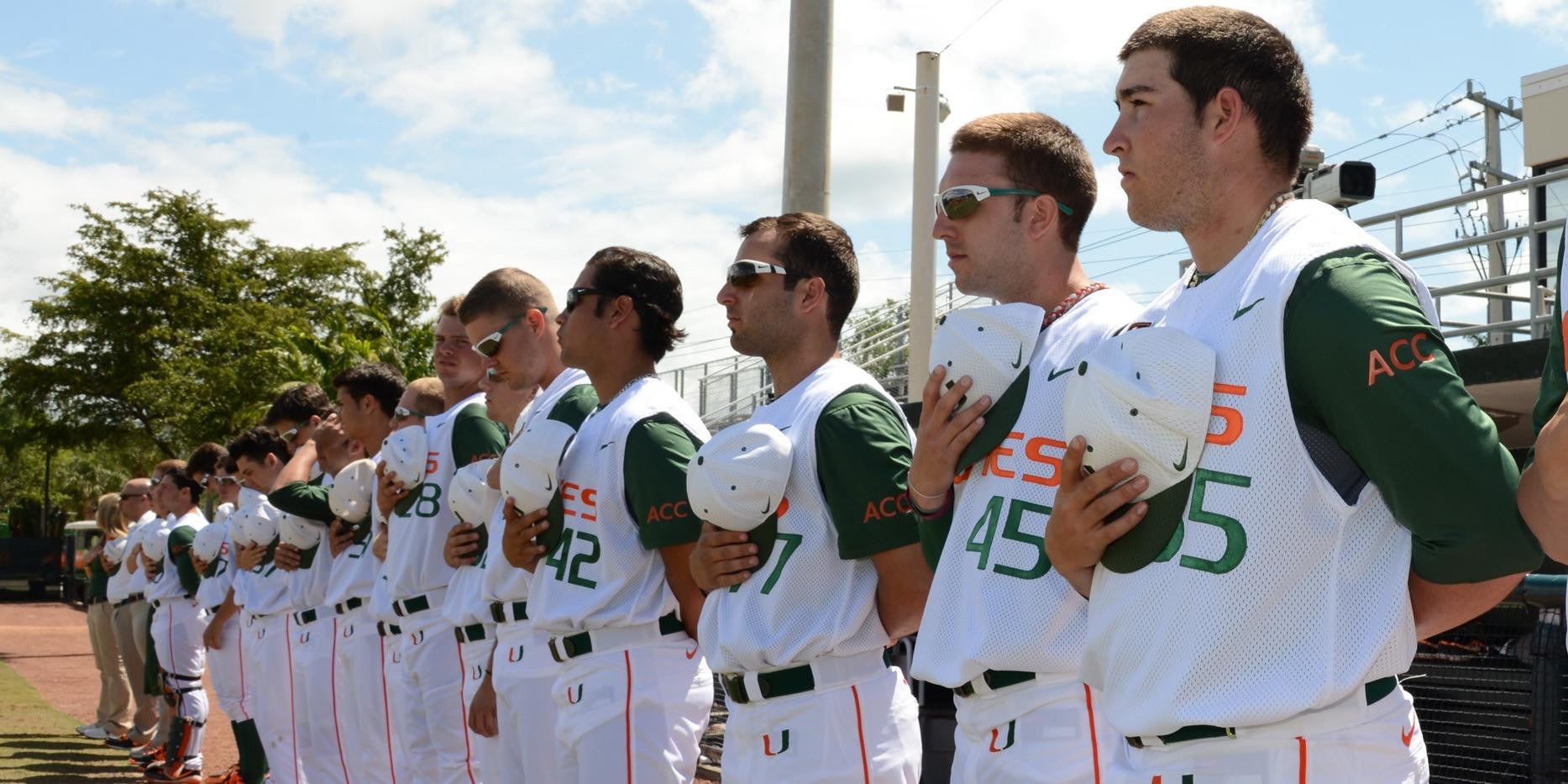 @CanesBaseball Going for Sweep at Noon