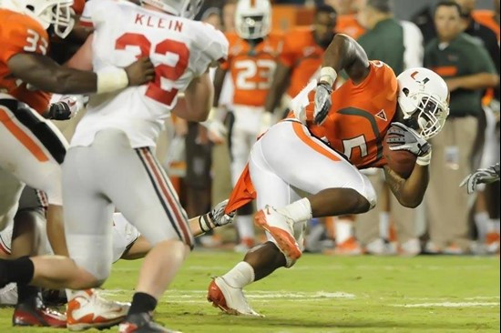 2011 Miami Hurricanes Football vs Ohio State Mike James