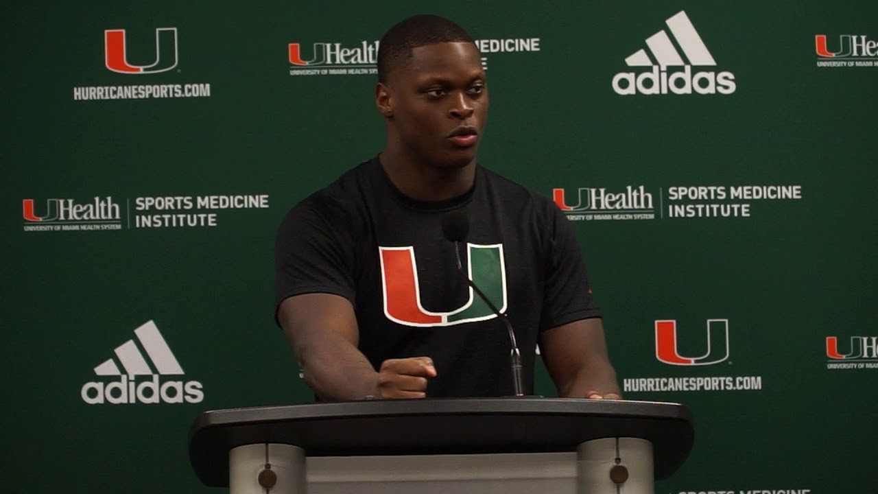 Shaquille Quarterman Postgame Presser | Miami vs. Georgia Tech | 10.19.19