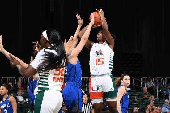 2020 Miami Hurricanes Women's Basketball vs North Carolina - Asheville