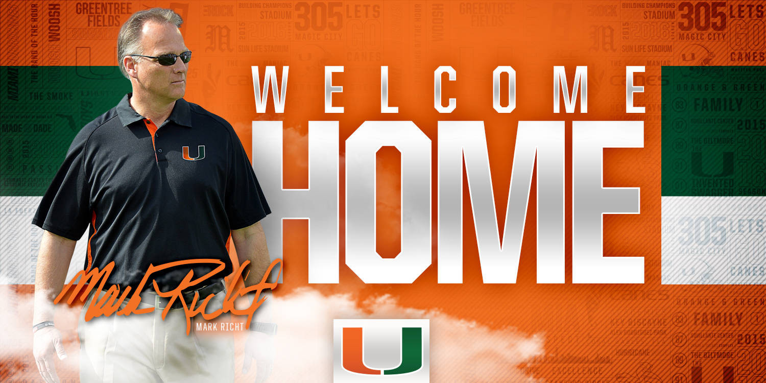 Hurricanes Hire UM Alum Mark Richt as Head Coach